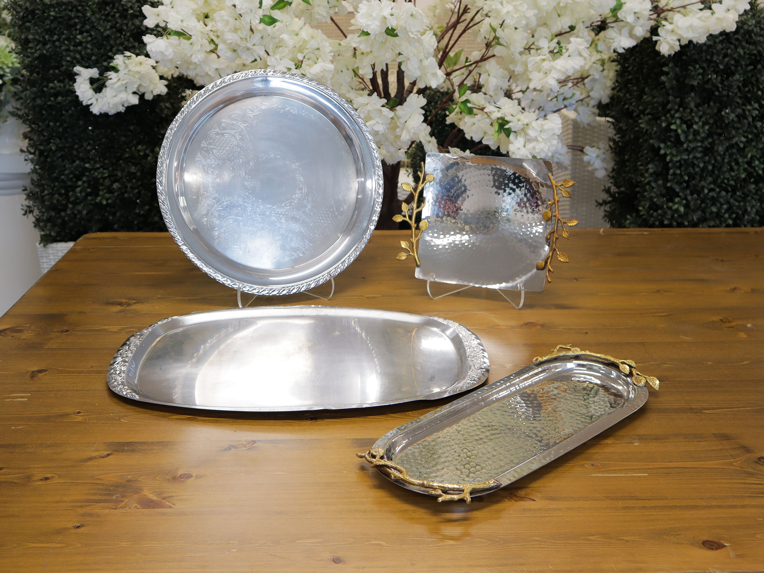 Fancy Food Display Trays & Stands Triple T Party Rentals